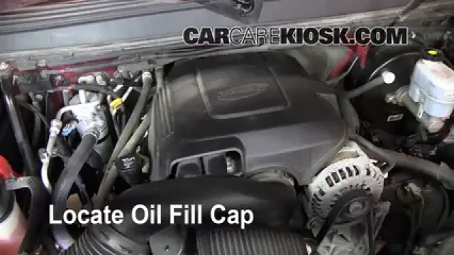 2008 GMC Yukon Denali 6.2L V8 Aceite Agregar aceite